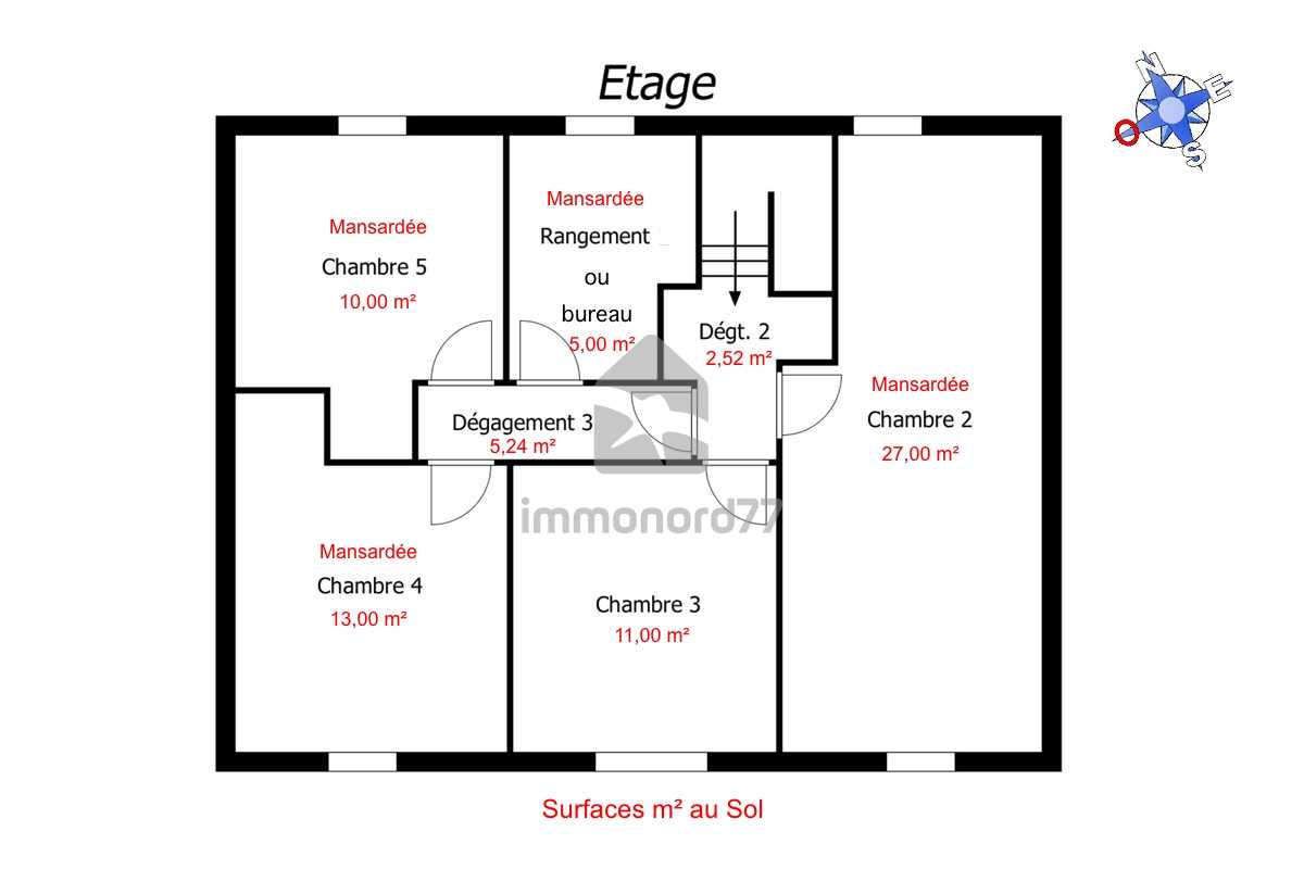 Plan etage maison villeparisis mesures 698cbc47890a6