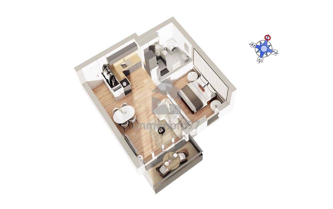Plan lot 2pieces 3D 67f230d55bba5
